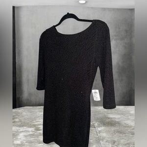 Windsor Black Long Sleeve Dress